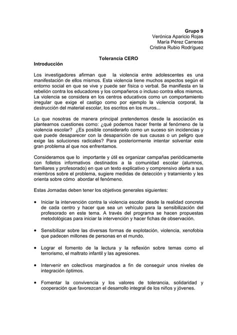 9 Tolerancia Cero Pdf