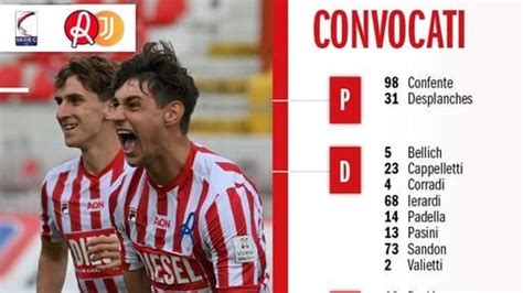 Qui LR Vicenza I Convocati Per La Partita Con I Giovani Della Juve Di