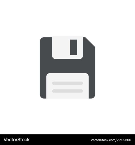 Save Icon Computer Symbol Memory Storage Vector Image