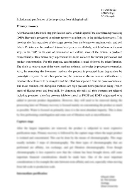 Solution Bioprocessing In Biotechnology Studypool