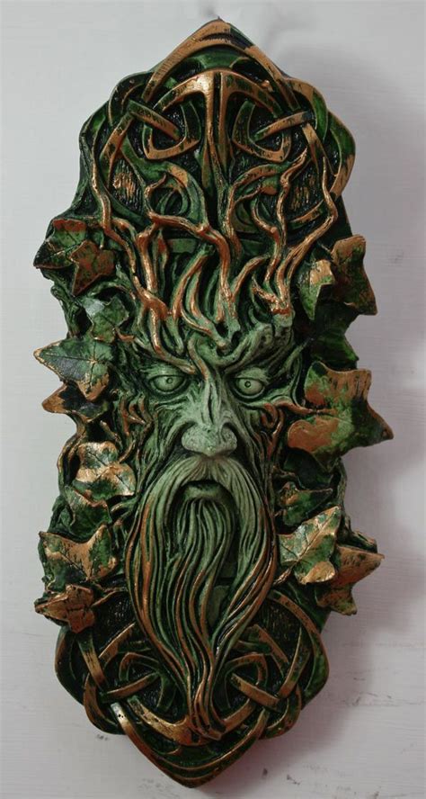 Celtic Bedwyr Green Man Green Man Sculpture Green Man Celtic Tree