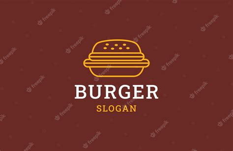 Premium Vector Burger Logo Template Vector Illustration Design