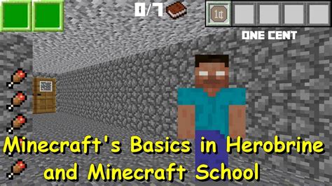 Minecraft S Basics In Herobrine And Minecraft School Dev Build 6 Baldi