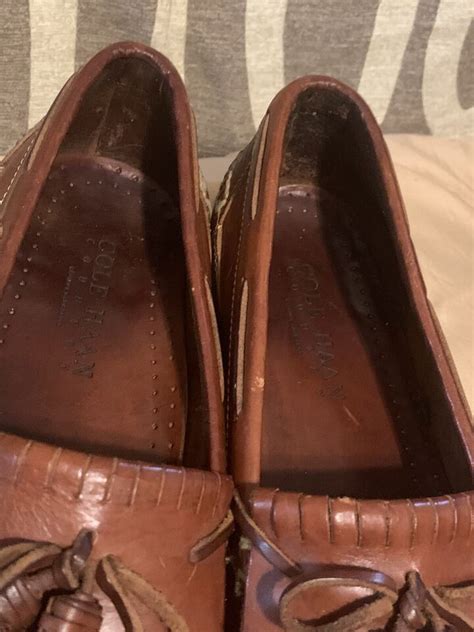 Cole Haan Brown Leather Mens Shoes Size 10m Brown Pre Owned Ebay