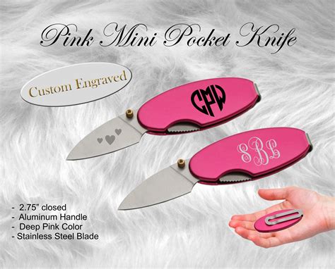 Pocket Knife Mini Knife Pink Knife | Etsy