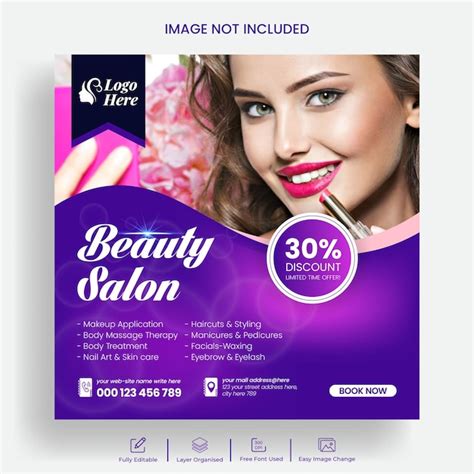 Premium Vector Beauty Spa Salon Instagram Post And Social Media Post