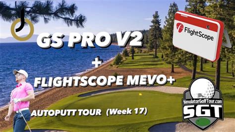 Gs Pro V2 Simulator Golf Tour Using Flightscope Mevo Week 17 Round 1