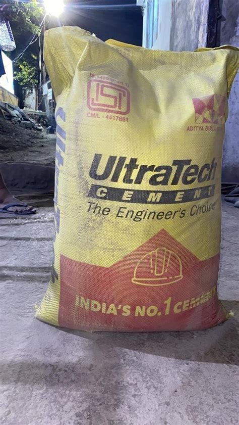 50Kg UltraTech PPC Cement At Rs 375 Bag Ultratech Concrete Cement In