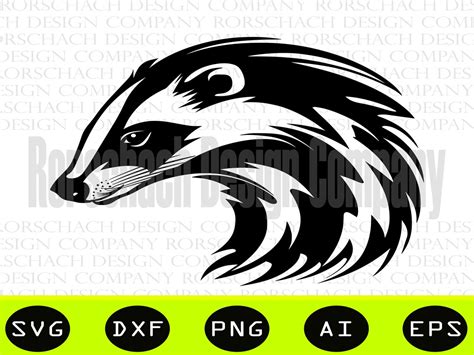 Badger Svg Badger Clipart Badger Svg Animal Svg Badger Svg Badger