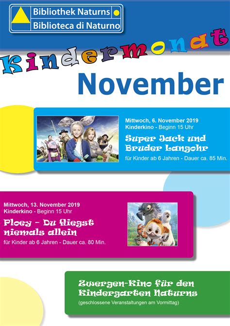 für Kinder Bibliothek Naturns