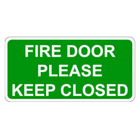 Fire Door Signs Free Printable