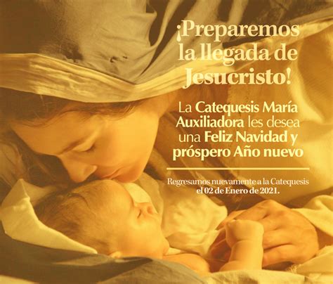 Es Momento De Preparar La Catequesis María Auxiliadora