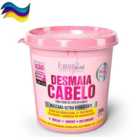 Desmaia Cabelo Forever Liss 350g Máscara Capilar Ultra Hidratante