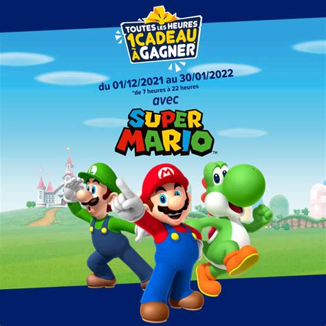 Jeu Rois Brioche Pasquier Avec Achat Lots Super Mario