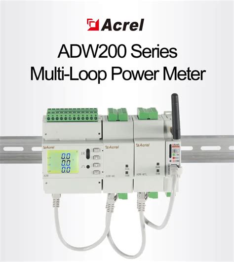 Acrel Adw Series Three Phase Four Wire Multi Circuit Energy Meters