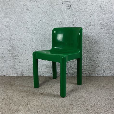 Model 4875 Green Chair By Carlo Bartoli For Kartell 1970s For Sale At