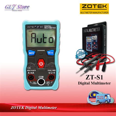 Zotek Digital Multimeter Zt S Digital Autorange Multi Tester True Rms