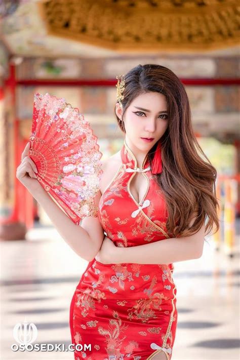 春节快乐 Happy Chinese New Year นองเจเนต Janet Kanokw naked cosplay