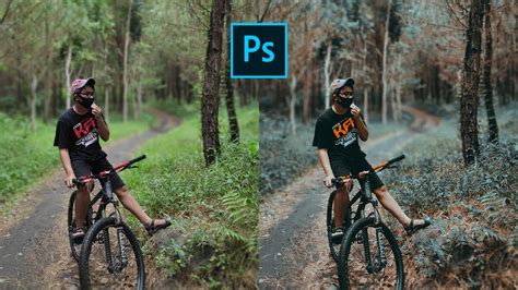 Moody Tone Effect Photoshop Tutorial Color Grading YouTube