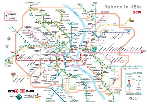 Cologne rail map - Ontheworldmap.com