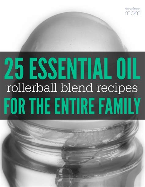 Essential Oil Rollerball Blends Recipes For Families