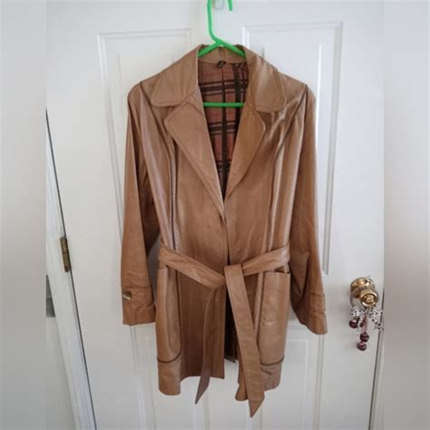 Jo O Kay Jackets Coats Womens Size Vintage Natural Leather Jacket