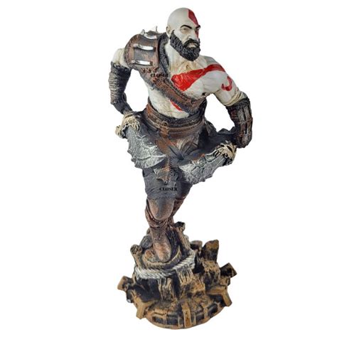 Boneco Kratos God Of War Ragnarok Resina Colecionavel Cm Est Tua