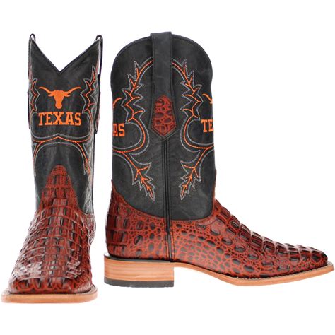 Officially licensed cowboy boots for The University of Texas