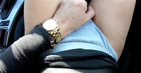 Fingering My Pussy In The Car Anal Us