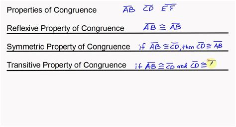 Properties Of Congruence Youtube