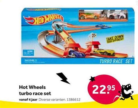 Hot Wheels Turbo Race Set Aanbieding Bij Intertoys