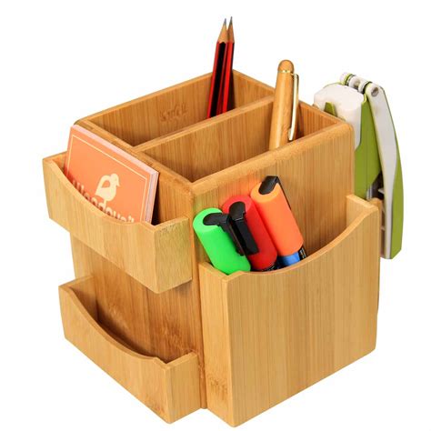 Rotating Desktop Tidy by Woodquail | Eco Gifts