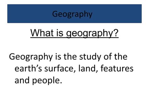 5 Themes Of Geography Pp Ppt