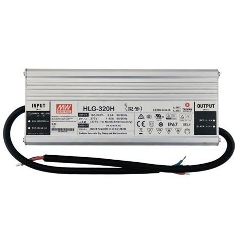 HLG 320H 24B Bộ nguồn LED Meanwell 320W 24V 13 34A Codienhaiau