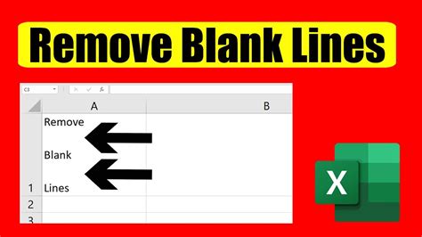 How To Remove Blank Lines In Excel File Printable Templates