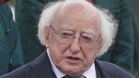 President Of Ireland Michael D Higgins In Excellent Spirits But Will