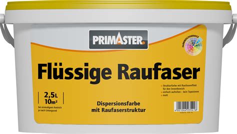 Primaster Flüssige Raufaser 2 5 L weiß kaufen Globus Baumarkt