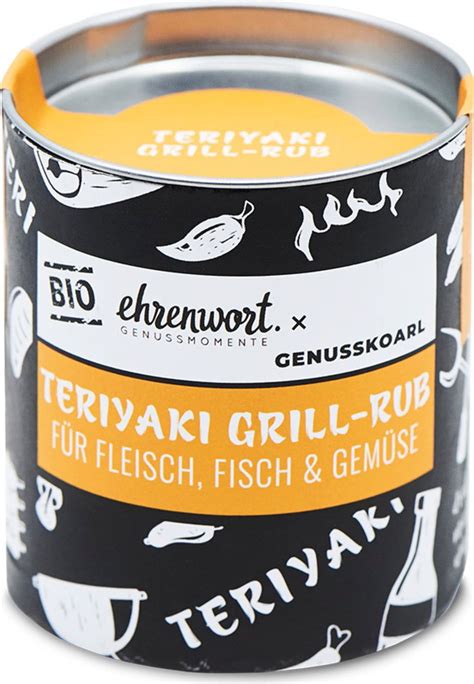 Ehrenwort BIO Teriyaki Grill Rub 60 g Piccantino Onlineshop Österreich