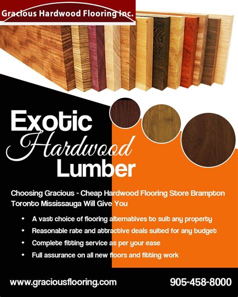 Gracious hardwood flooring is one of the best Exotic Hardwood lumber ...