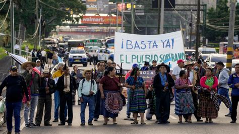 Paro Nacional En Guatemala Comunidades Ind Genas Protestan Por