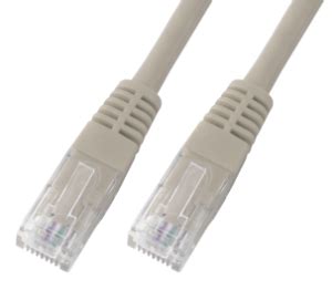 M CAB CAT5E Netzwerkkabel UTP PVC RJ45 2 5Gbit 2m Grau The