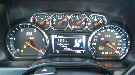 Chevy Silverado Instrument Cluster