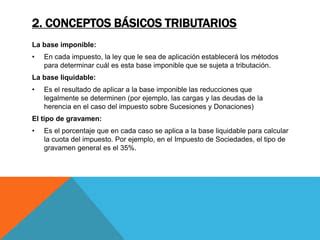 El Sitema Tributario Espa Ol Ppt