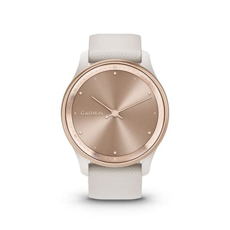 V Vomove Trend Smart Analog Watch White Cream Wearables Garmin