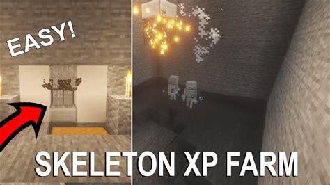 NEW Easy Skeleton XP Farm In Minecraft 1 19 Tutorial YouTube