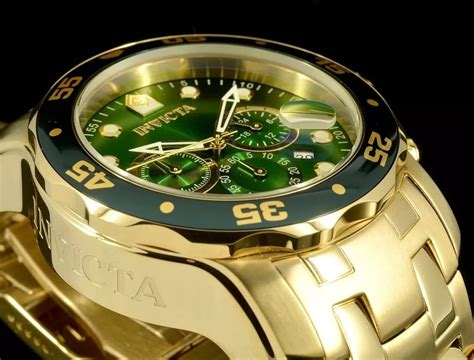 Rel Gio Invicta Pro Diver Banhado Ouro Original R