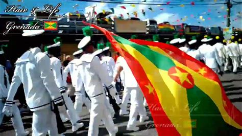 Scenic View Military Parade Grenadas 50th Anniversary Of Independence