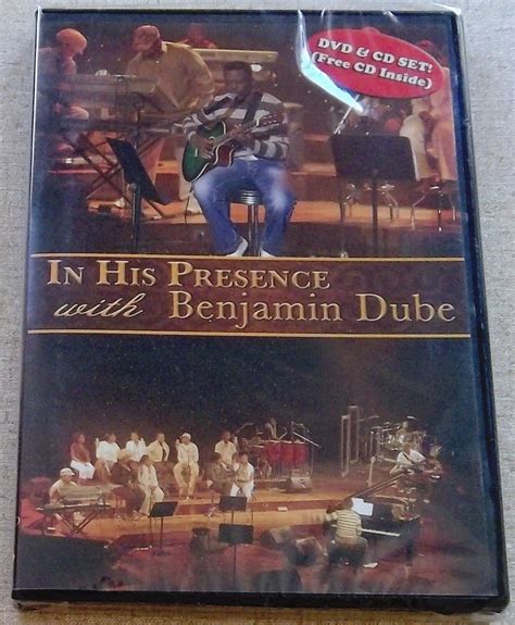 Benjamin Dube In His Presence Dvdcd Combo South Africa Cat Combo 037