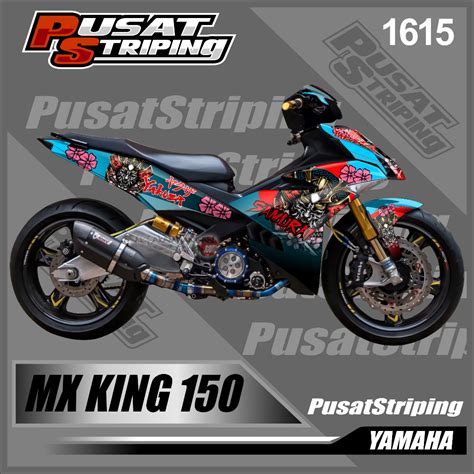 Jual Decal Sticker Fullbody Motor Yamaha Mx King 150 Desain Samurai