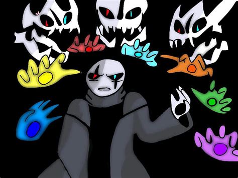 Glitchtale Gaster Drawing Undertale Amino